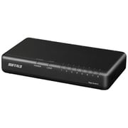 Giga対応 スイッチングハブ 8ポート プラスチック筐体/電源外付けモデル ブラック LSW7-GT-8EPL/CBK