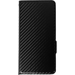 Google Pixel 7a用 カーボン調手帳型ケース ブラック AC-PIX7AE CB