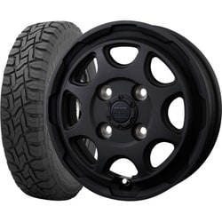 TOYO TIRES（トーヨータイヤ） OPENCOUNTRY R/T 145/80R12 80/78N + ROCK KELLY MX-V　 [サマータイヤ＆ホイール 4本セット 軽バン・トラック用 12インチ]