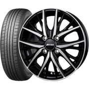 ROADSTONE（ロードストーン） Eurovis HP02 155/65R14 + AMD MG-5 [サマータイヤ＆ホイール 4本セット 軽自動車用 14インチ]