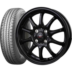 BRIDGESTONE（ブリヂストン） NEWNO 155/65R14 + LOXARNY SPORT DR-10 [サマータイヤ＆ホイール 4本セット 軽自動車用 14インチ]