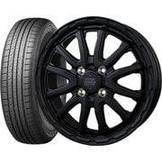ROADSTONE（ロードストーン） Eurovis HP02 155/65R14 + ROCK KELLY MX-H [サマータイヤ＆ホイール 4本セット 軽自動車用 14インチ]