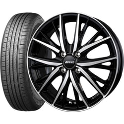 ROADSTONE（ロードストーン） Eurovis HP02 165/60R15 + AMD MG-5 [サマータイヤ＆ホイール 4本セット 軽自動車用 15インチ]