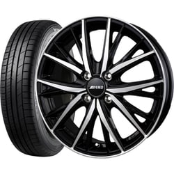 GOODYEAR（グッドイヤー） EfficientGrip RVF02 165/60R15 + AMD MG-5 [サマータイヤ＆ホイール 4本セット 軽自動車用 15インチ]