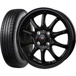GOODYEAR（グッドイヤー） EfficientGrip RVF02 165/60R15 + LOXARNY SPORT DR-10 [サマータイヤ＆ホイール 4本セット 軽自動車用 15インチ]