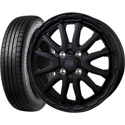 GOODYEAR（グッドイヤー） EfficientGrip RVF02 165/60R15 + ROCK KELLY MX-H [サマータイヤ＆ホイール 4本セット 軽自動車用 15インチ]