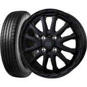 GOODYEAR（グッドイヤー） EfficientGrip RVF02 165/60R15 + ROCK KELLY MX-H [サマータイヤ＆ホイール 4本セット 軽自動車用 15インチ]