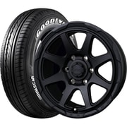 GOODYEAR（グッドイヤー） EAGLE ＃1 NASCAR PLUS 215/65R16C + ROCK KELLY MX-V [サマータイヤ＆ホイール 4本セット ハイエース200系用 16インチ]