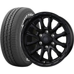 TOYO TIRES（トーヨータイヤ） H30 215/65R16C + ROCK KELLY MX-H [サマータイヤ＆ホイール 4本セット ハイエース200系用 16インチ]