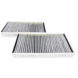 マーレ （Mahle） エアコンフィルター 活性炭脱臭タイプ BMW 1シリーズ 2シリーズ車他用 縦234mm 横115mm 高さ31mm 2個入 LAK 1156/S P LAK 1156/S P