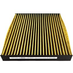 マーレ （Mahle） エアコンフィルター 抗菌抗ウィルスタイプ フィアット 500 500C車他用 イエロー 縦195mm 横187mm 高さ30mm LAK 922 P LAK 922 P