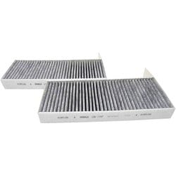 マーレ （Mahle） エアコンフィルター 活性炭脱臭タイプ プジョー 308 508車他用 縦258mm 横97mm 高さ31mm 2個入 LAK 1157/S LAK 1157/S