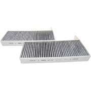 マーレ (Mahle) エアコンフィルター 活性炭脱臭タイプ プジョー 308 508車他用 縦258mm 横97mm 高さ31mm 2個入 LAK 1157/S LAK 1157/S