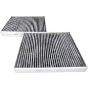 マーレ (Mahle) エアコンフィルター 活性炭脱臭タイプ BMW 5シリーズ 6シリーズ車用 縦230mm 横166mm 高さ30mm 2個入 LAK 675/2/S LAK 675/2/S