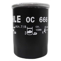 マーレ （Mahle） オイルフィルター トヨタ レクサス ダイハツ車用 外径65mm 高さ85mm ネジ径3/4-16UNF OC 666 OC 666