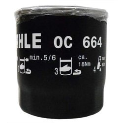 マーレ （Mahle） オイルフィルター トヨタ ダイハツ 日野車用 外径74mm 高さ85mm ネジ径3/4-16UNF OC 664 OC 664