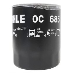 マーレ （Mahle） オイルフィルター 三菱 マツダ 日産車用 外径102mm 高さ127mm ネジ径M26×P1.5 OC 685 OC 685