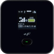 +F FS045W eSIM対応 4G モバイルWi-Fiルーター マットブラック FS045WMB1