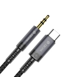 Ipure Series Type-C to 3.5mm Woven Audio Cable オーディオ変換ケーブル 1m ブラック BDVEC620-C35-BK