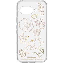 ポケットモンスター Google Pixel 9a対応 クリアケース アイボリー POKE-986IV