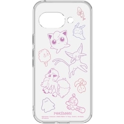 ポケットモンスター Google Pixel 9a対応 クリアケース ピンク POKE-986PK