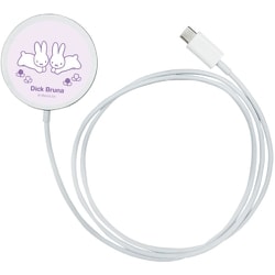 ミッフィー MagSafe対応 ワイヤレスチャージャー うさぎ MF-552C