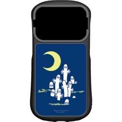 ムーミン【ニョロニョロフェア】 iPhone 15/15 Pro/14/14 Pro/13/13 Pro/12/12 Pro対応 ハイブリッドガラスケース Aタイプ MMN-259A