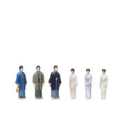 24-249N Nスケールアクセサリー 和服の人々 3B：訪問着 [鉄道模型用品]