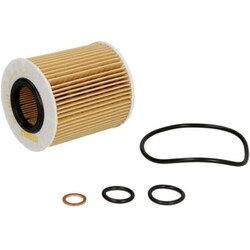 マーレ （Mahle） オイルエレメント 奥行25.31×幅17.82×高さ13.49cm OX 166/1D OX 166/1D
