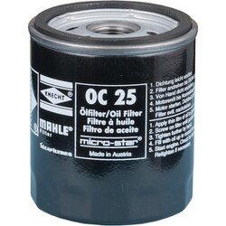 マーレ （Mahle） オイルエレメント 奥行25.31×幅17.82×高さ13.49cm OC 25 OC 25