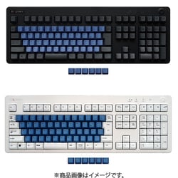 キーキヤップセット/タイプキー REALFORCE R3/R3S対応 ダークブルー 54キー 日本語配列 かなレス M0315J