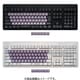 キーキヤップセット/タイプキー REALFORCE R3/R3S対応 スモーキーライラック 54キー 日本語配列 かなレス M0335J