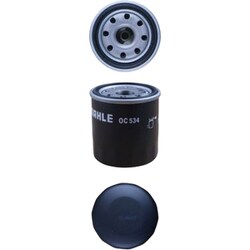 マーレ（MAHLE） 【オイルフィルター】 Spin-on Oil Filters SUZUKI GRAND VITARA I （FT, HT） 2.0 4x4 （TA52, TL52, SQ420） 03.1998-07.2003 OC 534 OC 534