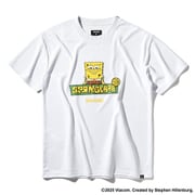 Tシャツ Sボブ ロゴ L WH SMT25044S