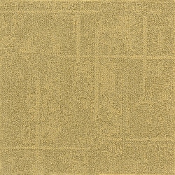 ユニットラグ トランスミット|| 50×50cm 6枚入 イエロー タイルカーペット 洗える 防ダニ 防炎 UR2213-50Y