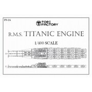 FS-24 1/400 RMS タイタニック 機関室セット [プラモデル用パーツ]