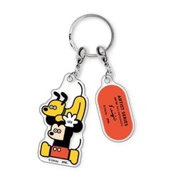 MSDN-009 ディズニー×松本セイジ 2連アクリルキーホルダー ミッキーマウス