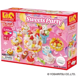 L009180 LaQ（ラキュー） スイートコレクション スイーツパーティ プラスチックコンテナVer. [ブロック玩具]