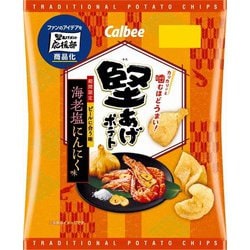 堅あげポテト 海老塩にんにく味 60g