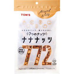 食塩無添加 ナナナッツ 7種配合ミックス 160g