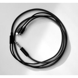 Binom-ER専用 ヘッドホンケーブル 2.5m Y字 Type-C×2/3.5mm 受注生産品 YS-2 2.5m