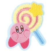 HK-5546826MC 星のカービィ モコモコ刺繍ステッカー 無敵キャンディ