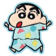 KS-5546809SN クレヨンしんちゃん モコモコ刺繍ステッカー パジャマ しんちゃん