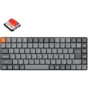K3 Max QMK/VIA ワイヤレス カスタム・メカニカルキーボード - RGB - JIS配列(テンキーレス)- Gateronロープロファイル2.0スイッチ(ホットスワップ)赤軸 / PBTダブルショットキーキャップ K3M-H1Z-JIS