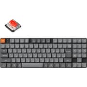 K13 Max QMK/VIA ワイヤレス カスタム・メカニカルキーボード - White LED - JIS配列(テンキー付 / 80%) / Gateronロープロファイル2.0メカニカルスイッチ赤軸 / PBTダブルショットキーキャップ K13M-A1Z-JIS