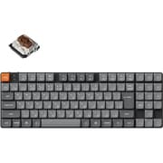 K13 Max QMK/VIA ワイヤレス カスタム・メカニカルキーボード - RGB - JIS配列(テンキー付 / 80%) / Gateronロープロファイル2.0メカニカルスイッチ(ホットスワップ)茶軸 / PBTダブルショットキーキャップ K13M-H3Z-JIS