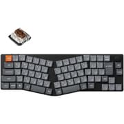 K11 Max(Aliceレイアウト) QMK ワイヤレス カスタム・メカニカルキーボード - WHITE LED - JIS配列 / ロープロファイルGateronメカニカルスイッチ茶軸 / PBTダブルショットキーキャップ K11M-A3Z-JIS