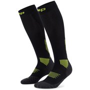 CORE RUN コンプレッショントールソックス 5.0 メンズ ランニングウェア ソックス BLACK/LIME（582） サイズIII（ふくらはぎ周径 32-38cm） WP80LR2