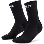 CORE RUN コンプレッションミッドカットソックス 5.0 メンズ ランニングウェア ソックス BLACK(301) サイズV(29.5-32+cm) WP8C5R4