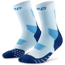 CORE RUN コンプレッションミッドカットソックス 5.0 メンズ ランニングウェア ソックス ICE/BLUE（911） サイズIV（27-29.5cm） WP8CIR3